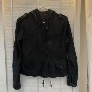 Super chic, badass Black cargo jacket!
